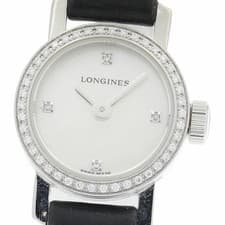 Longines L2.303.0 Ladies Quartz Watch Diamonds Bezel Used B From Japan