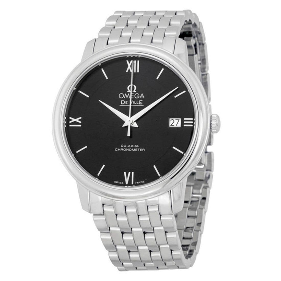 Omega De Ville Prestige Men's Black Dial Automatic Watch 424.10.37.20.01.001