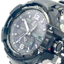 CASIO G-SHOCK Sky Cockpit Gravity Master GW-A1100-1A3JF Black Green Watch