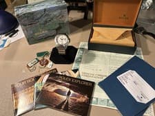 Rolex Explorer II 40mm 16570 Polar “Swiss Only” White  Dial Box & Papers