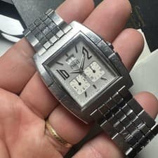 PIAGET Upstream 27150 Chronograph Silver Dial Quartz Men's Watch With Box Inv