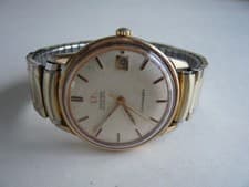 Vintage Men Automatic Watch Omega Seamaster Rose Gold Filled Works.