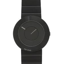 ISSEY MIYAKE Men Black Dial Quartz Watch Model NY0N002 Pre-owned Japan From Japa
