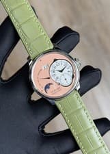 F.P.Journe Octa Lune Platinum Salmon Dial Strap Preowned LN