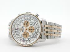 Breitling Navitimer Cosmonaute White Dial Yellow Gold & Stainless Steel D22322