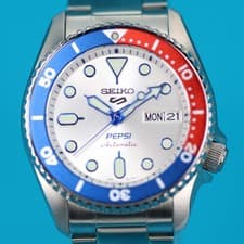 Seiko 5 Sports SRPL99K1 Pepsi® LE #4516/7000 38mm Auto - Excellent Condition🔵🔴