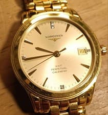 Longines L4.722.4 VHP Perpetual with minor defects junk mens gold beautiful rare