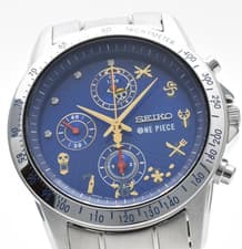 [MINT] SEIKO 7T92-HBM0 One Piece 20th Anniversary Chronograph 40mm Watch JAPAN