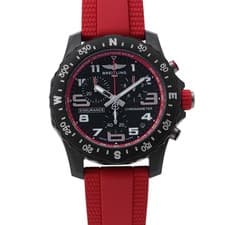 BREITLING Professional Endurance Pro 44mm Bright Light/Rubber Black/Red Dial...
