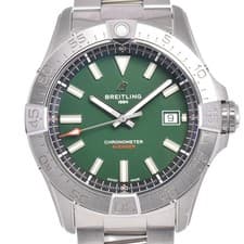 with paper BREITLING Avenger A17328 green Dial Automatic Men's Watch D#147354