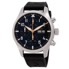 IWC Pilots Chronograph APXGP Automatic Black Dial Men's Watch IW378009