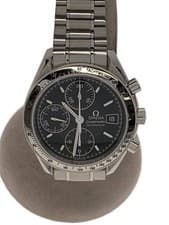 Omega Mens Watch Speedmaster Date ATSS39mm Analog SLV Used