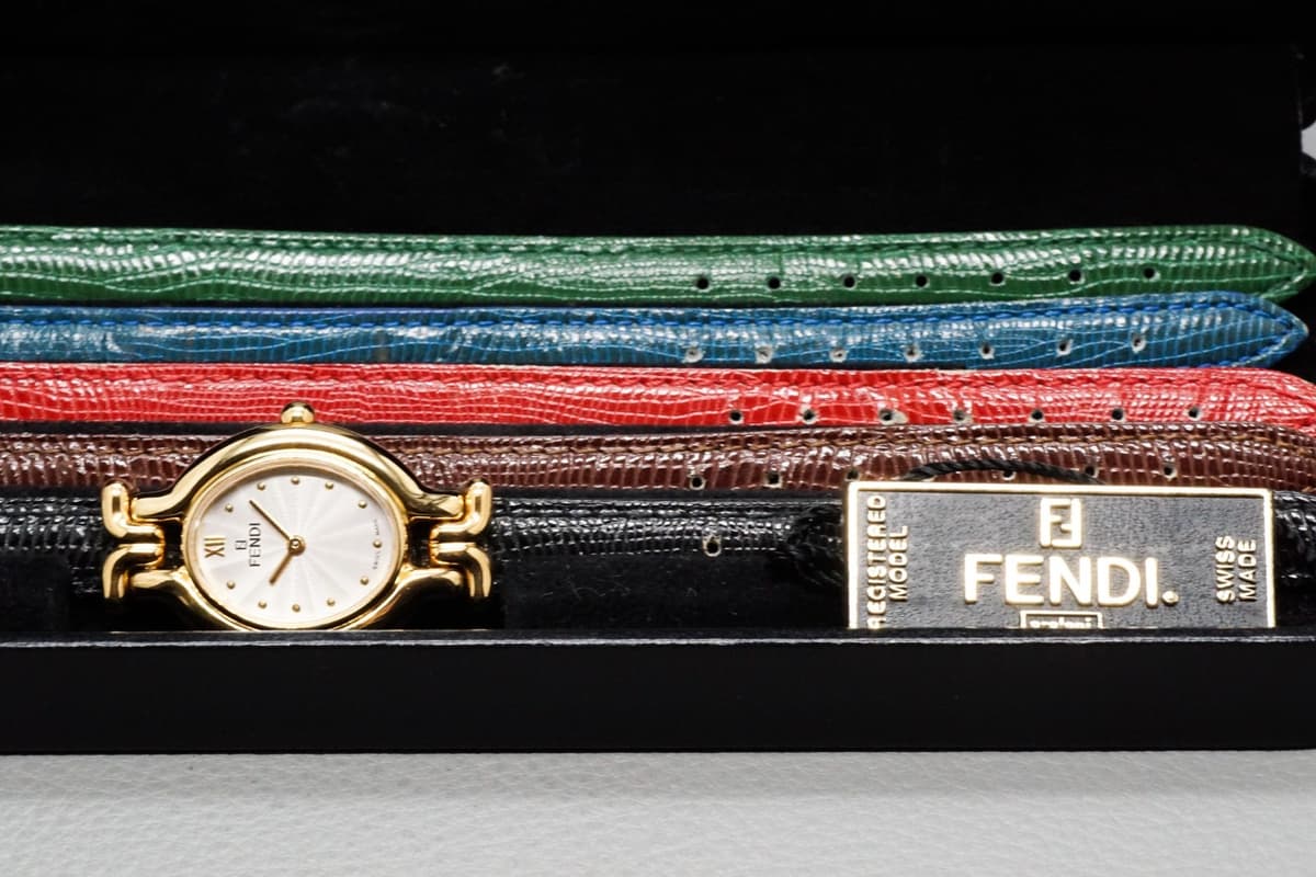 *Near MINT / BOX* FENDI 640L 5 Color 24mm Women’s Quartz Watch From JAPAN