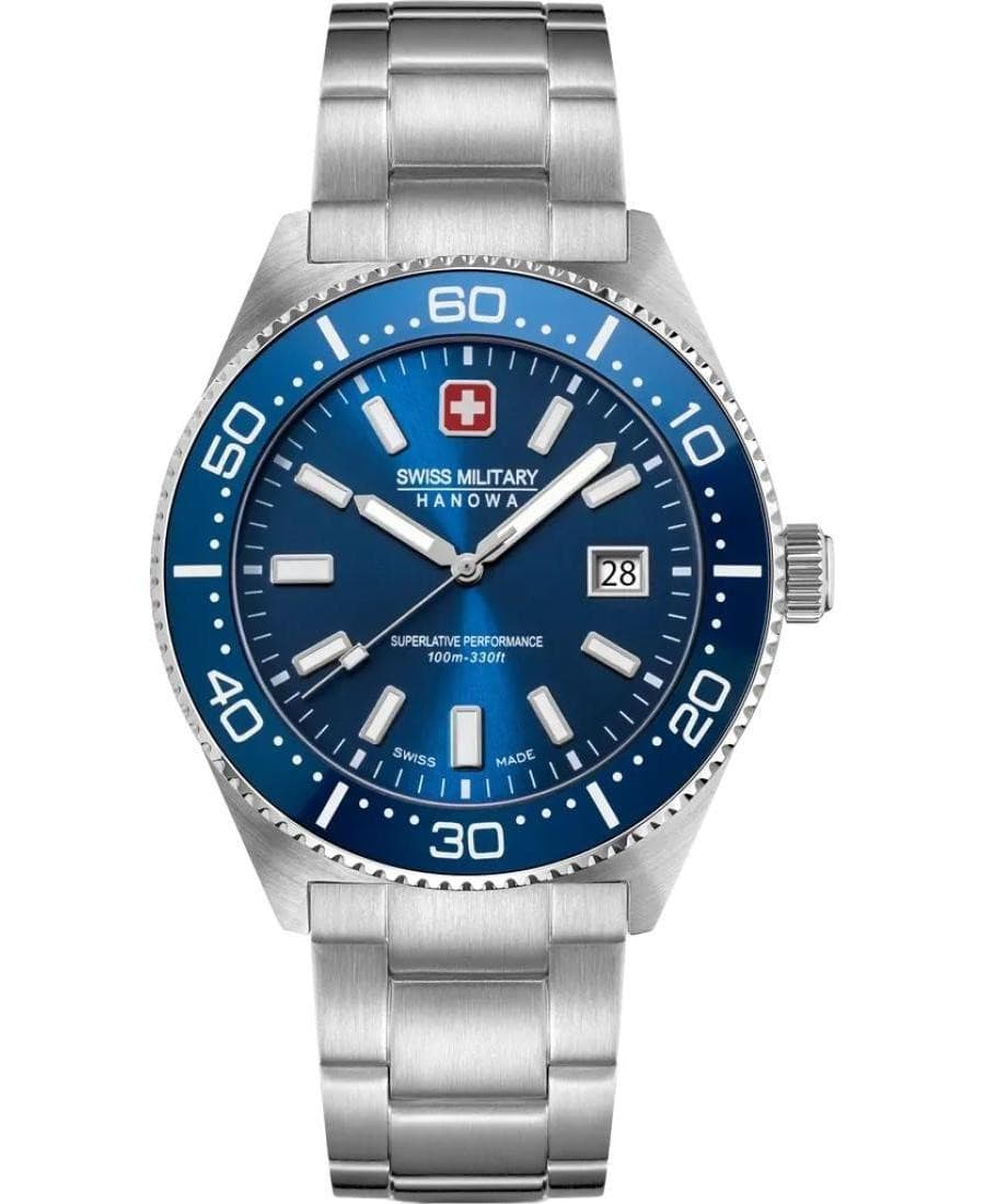 SWISS MILITARY HANOWA Men Analog Quartz Casual Watch Classic Dress Waterproof Sp