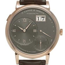 A. Lange & Sohne Grand Lange 1 137.033 Gray Men's Pink Gold Manual #W004