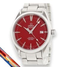Omega Seamaster Aqua Terra 2503.60.00 Red Limited Auto Watch 3Y Warranty