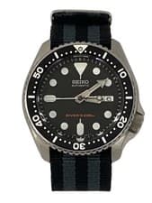 Seiko SKX007 Automatic Diver 200m Black Dial Men's Watch Used