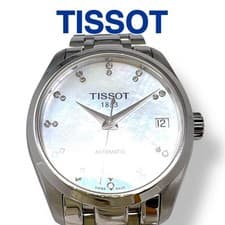 Tissot Couturier Diamond Automatic Watch 1.26in Case 5.91in Wrist Ladies