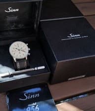 Sinn 956 Klassik Chronograph 7750 Cream Dial Auto Discontinued Rare Japan