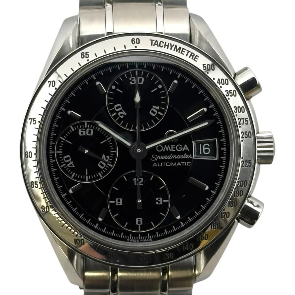 Omega Speedmaster 3513.50 Black Stainless Steel Automatic Mens Watch #OK1353
