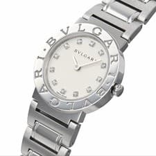 BVLGARI Bvlgari Bvlgari Quartz Watch BB26WSS/12 12P Diamond White Dial