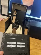 Christopher Ward C8 Mk1 Automatic Black PVD Pilot Watch Full Set Box Papers 44mm