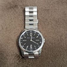 BVLGARI Solotempo Quartz Watch ST37S Black Dial