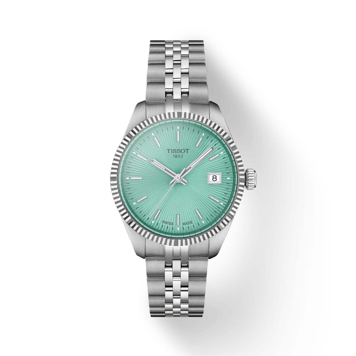 TISSOT Ballade Quartz 34MM Light Green Dial Women's Watch T156.210.11.091.00