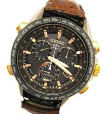 Seiko Astron 8X82-0AB0 GPS Solar Radio Men’s Watch Stainless Steel Brown Japan