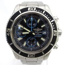 Breitling SuperOcean Chronograph Blue A13341 Automatic Rubber Strap Used