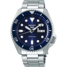 Seiko 5 Sport Automatic Watch SRPD51K1 Blue Dial Stainless Steel Men's Watch