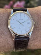 Omega Seamaster Vintage Men’s Watch honeycomb Dial Texture Amazing Condition