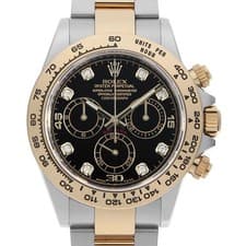 ROLEX Cosmograph Daytona 8P diamond 116503G black Random Number second hand mens