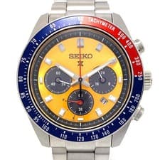 Seiko Prospex Speed Timer SBDL117 V192-0AH0 Solar Orange Tachymeter Date 1005