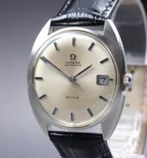 1969 Near MINT OMEGA De ville 34mm 166.029 Automatic Silver Dial Men's Vintage