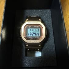 G-Shock GMW-B5000GD-4JF Rose Gold Metal Digital Watch Used G407
