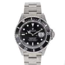 Rolex Submariner Date 16610 40mm SS Black Dial Automatic 300m Water #KN122