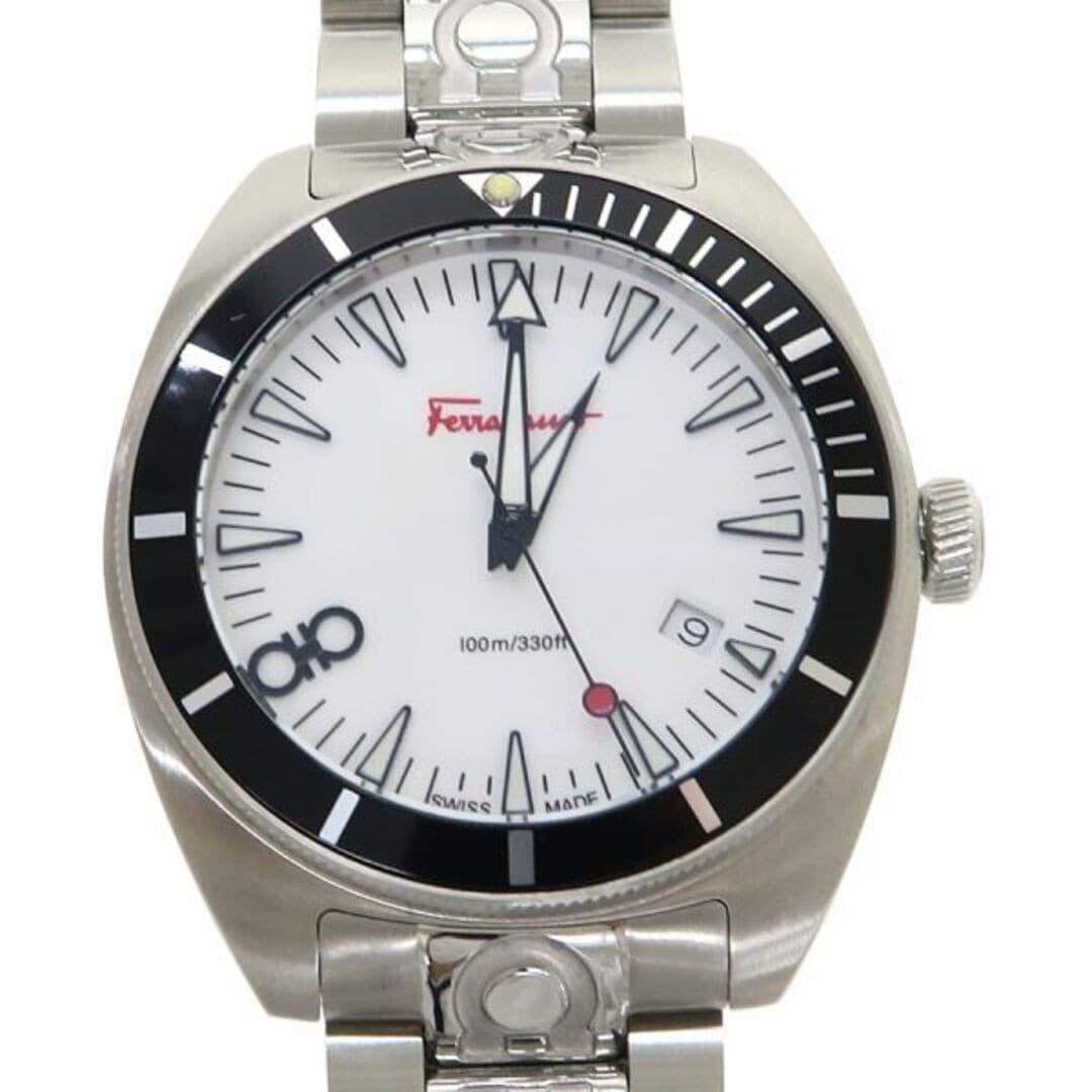 Ferragamo Quartz Men's Watch Stainless Steel Used Japan From Japan