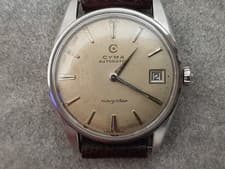 Cyma Navystar Cymaflex Autorotor Cal. Watch 485. Original steel case.