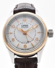 [NEAR MINT+ in BOX] ORIS 7680A Big Crown Pointer Date Automatic Watch From JAPAN