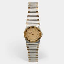 Omega Vintage Constellation 795.1080 Champagne Dial 18K Yellow Gold Stainless