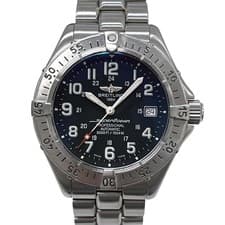 Breitling Superocean Professional A17345 41mm SS Black Dial Automatic #KN548