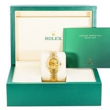 Rolex 69178 Lady-Datejust 26 mm Champagne Dial President Bracelet Box 1991