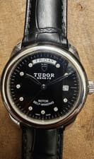 Tudor Glamour Day-Date 39mm Black Dial Automatic – OEM Clasp – Clean
