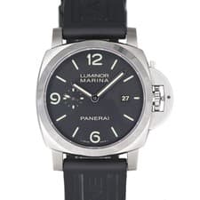Panerai Luminor Marina PAM03312 44mm Stainless Steel Automatic Date Box #KN166
