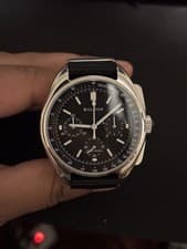 Bulova Lunar Pilot Men's Black Dial Wristwatch 96K111 - Used W/Box and Papers