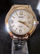 Seiko Dolce Dress Watch Solar Radio SADZ085 41mm Rare Vintage wrist 17cm