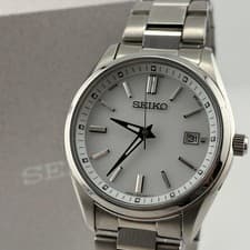 Seiko Selection SBTM317 White Women's Quartz Watch with Box Used SA410