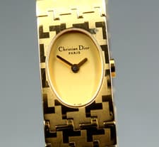 [Near MINT] Christian Dior D70-150 GP Gold Quartz Women's From JAPAN