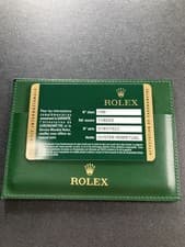 Authentic Rolex 116523 Daytona Guarantee Card Oyster Perpetual From Japan